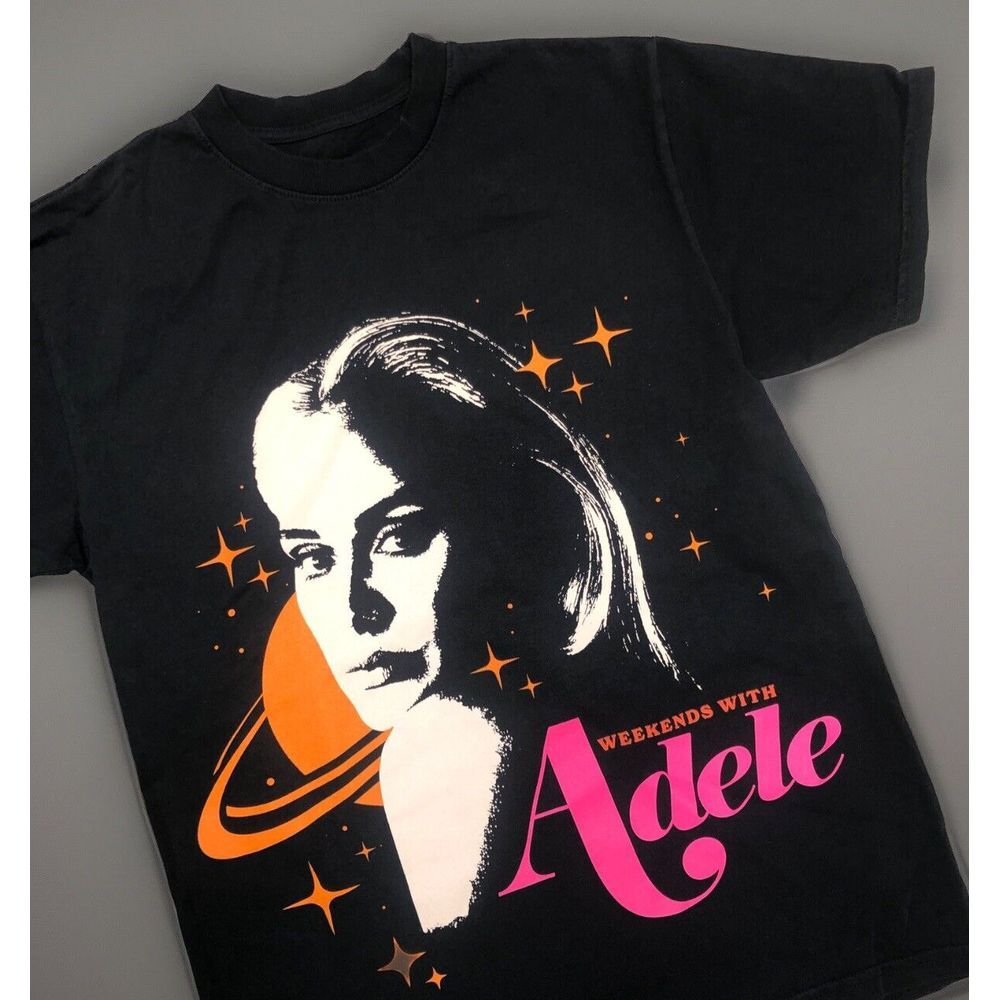 Adele‎ T Shirt S Black Weekends With  Adele Las Vegas Residency Merch 2024 NEW